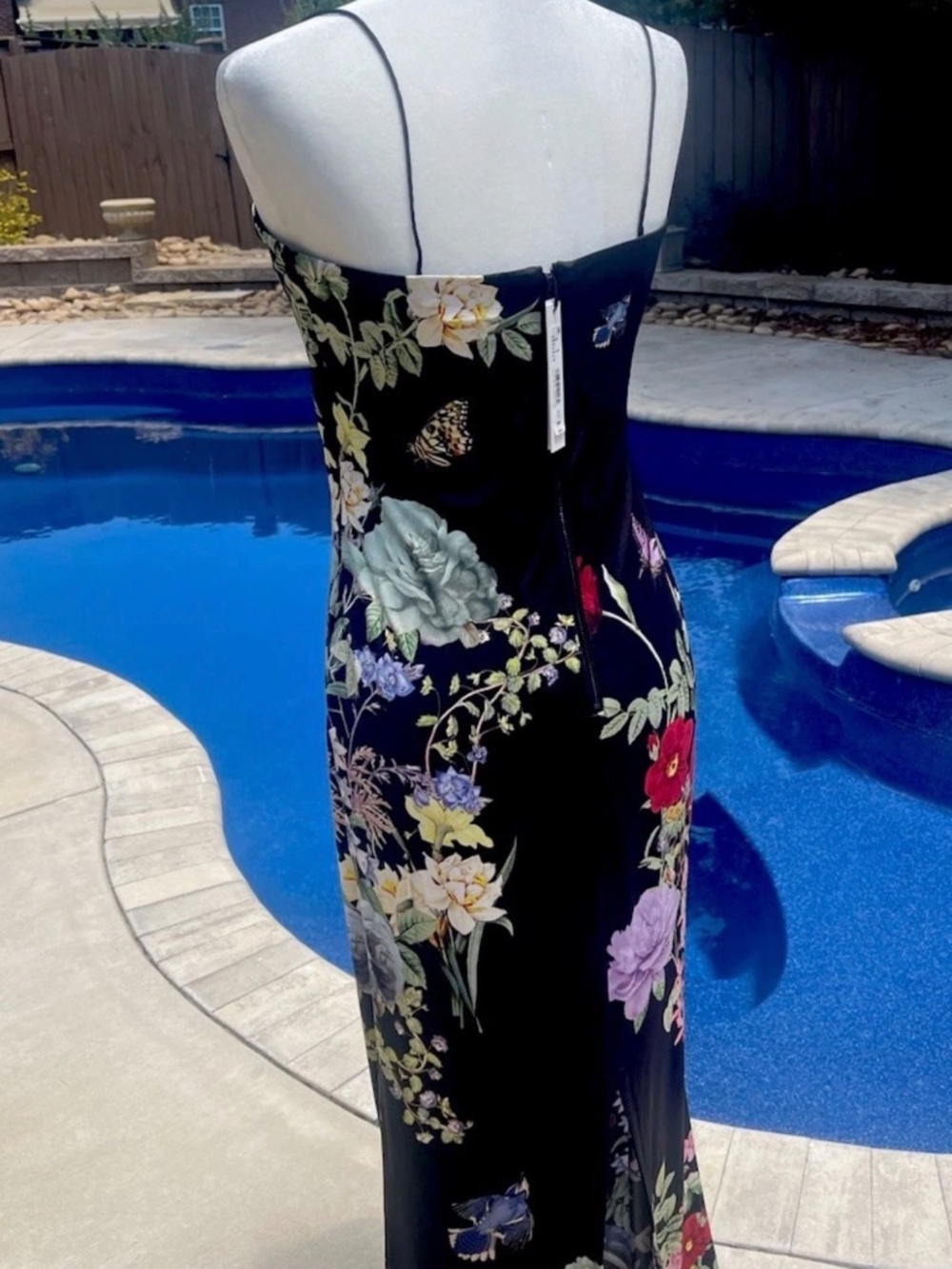 Alice + Olivia Fifi Maxi Dress In Venus Floral Sz 8 NWT $550 - Picture 9 of 13